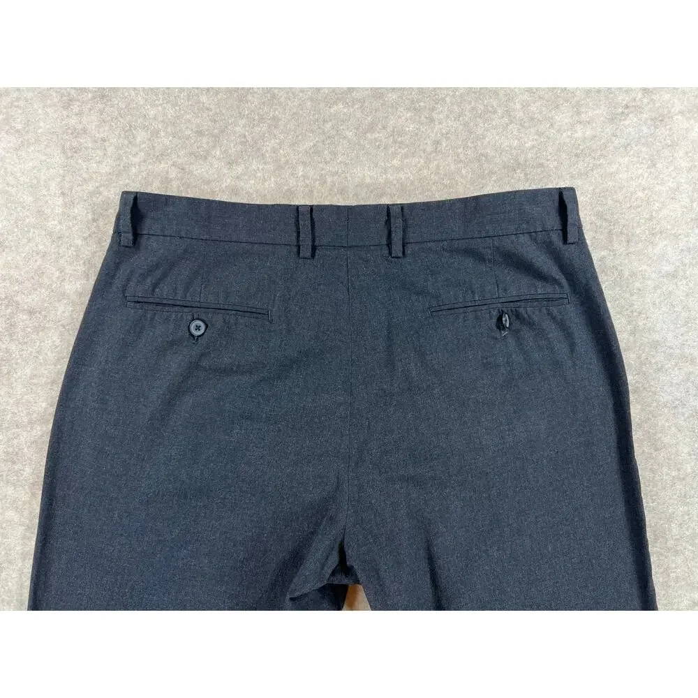 J. Crew Factory Men's Bedford Charcoal Gray Chino Pants Size 34x30 (27)